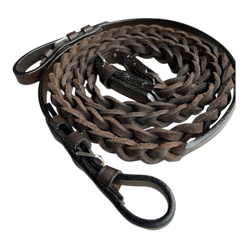 Plaited reins mini - plaited, shetland
