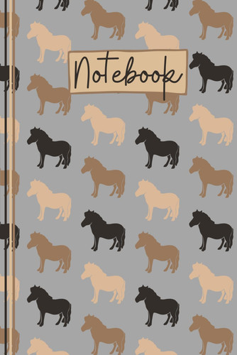 Shetland pony notebook cute - pony, notebook: